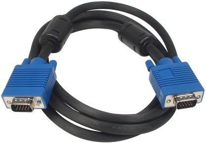 Cable VGA a VGA macho - macho 1,5 mts con doble filtro RC1608