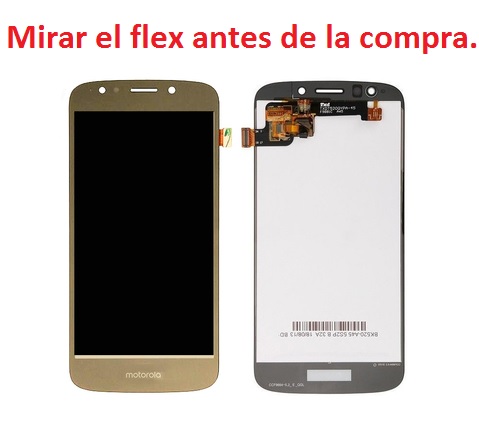 Modulo Motorola Moto E5 Play XT1920 ( Flex corto) dorado (ORIG)