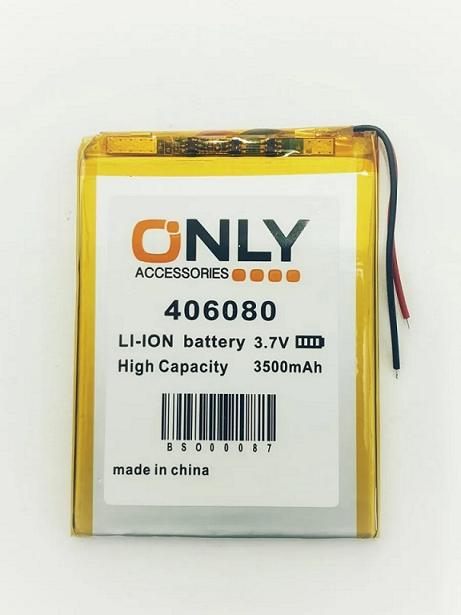 Bateria de Tablet 406080 3.7v 3500mAh (8x6x0,3 cm)