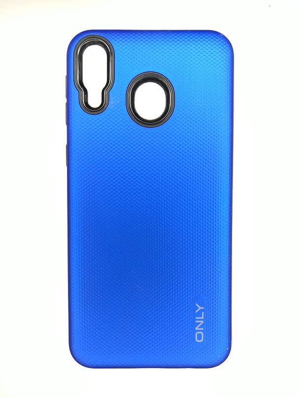 TPU Rígido Texturado Samsung M20 Azul Francia