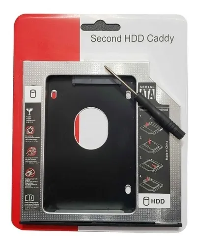 Adaptador Segundo Disco Caddy Notebook 9.5mm CM630