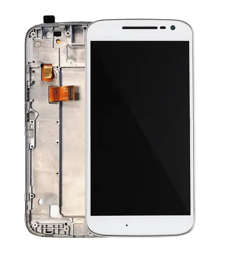 Modulo Motorola Moto G4 Play con marco blanco (ORIG)