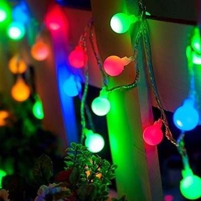 Luces de Navidad Canicas Opacas Colores