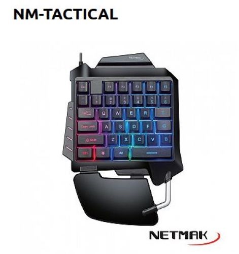 Teclado Gamer Retroiluminado 35 teclas Netmak NM-Tactical