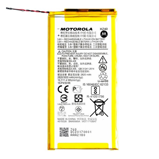 Bateria Motorola Moto Z2 Play / HZ40 Xt1710 Original