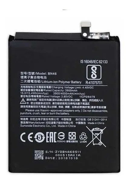 Bateria Xiaomi Note 6 / Note 8 / Redmi 7 / Note 8T / BN46 Original