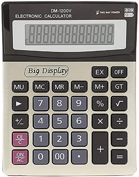 Calculadora Grande 12 digitos DM-1200V