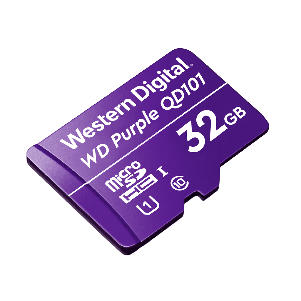 Micro SD Western Digital 32gb Go WD Purple QD101 micro SDXC clase 10