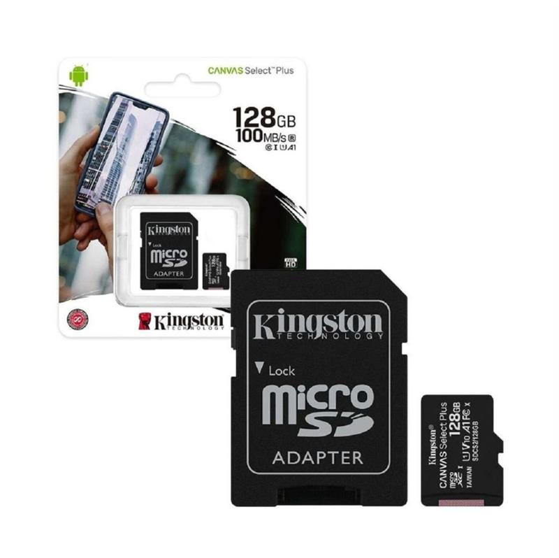 Micro SD 128gb Kingston clase 10 Canvas Select Plus 100MB/s