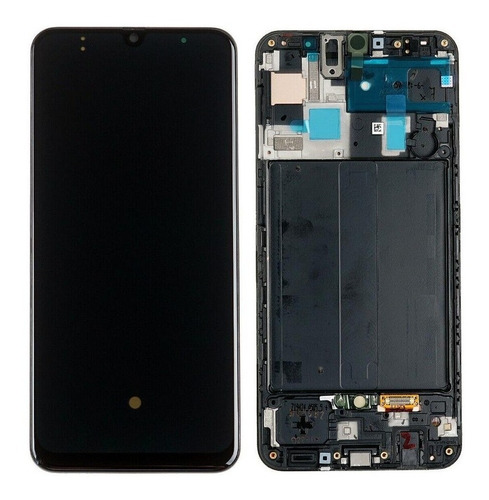 Modulo Samsung A50 A505 / A50s A507 con marco negro (OLED)