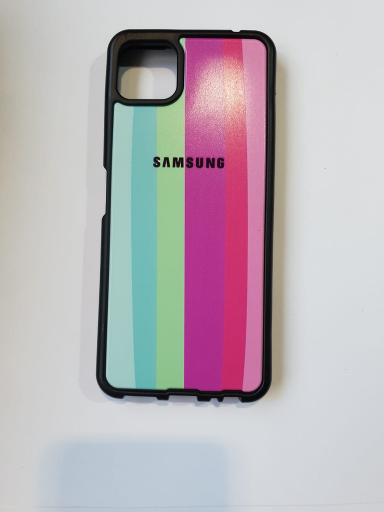 TPU Rigido estampado (Fb) Samsung A23 Rayas rosas