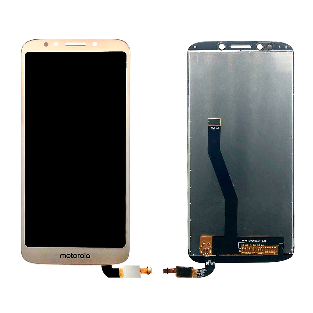 Modulo Motorola Moto E5 Play Go XT1921 / XT1920-18 (Flex largo) dorado (ORIG) s/logo