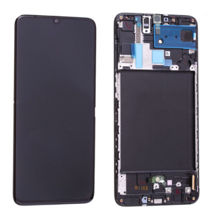 Modulo Samsung A70 / A705 con marco negro (OLED Small Size)
