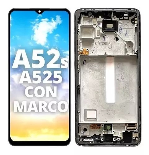 Modulo Samsung A52 / A52s con marco negro (OLED Small Size)