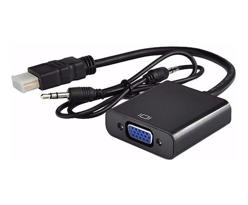 Adaptador Conversor HDMI a VGA con Cable Auxiliar