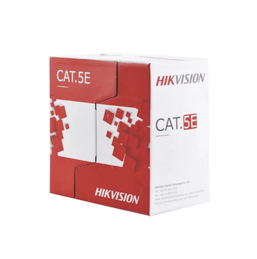Cable UTP Hikvision Exterior Cat 5E 305m 100% cobre numerado