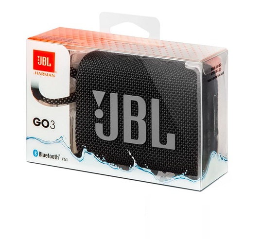 Parlante Portatil Bluetooth JBL GO3 Negro (ORGINAL)