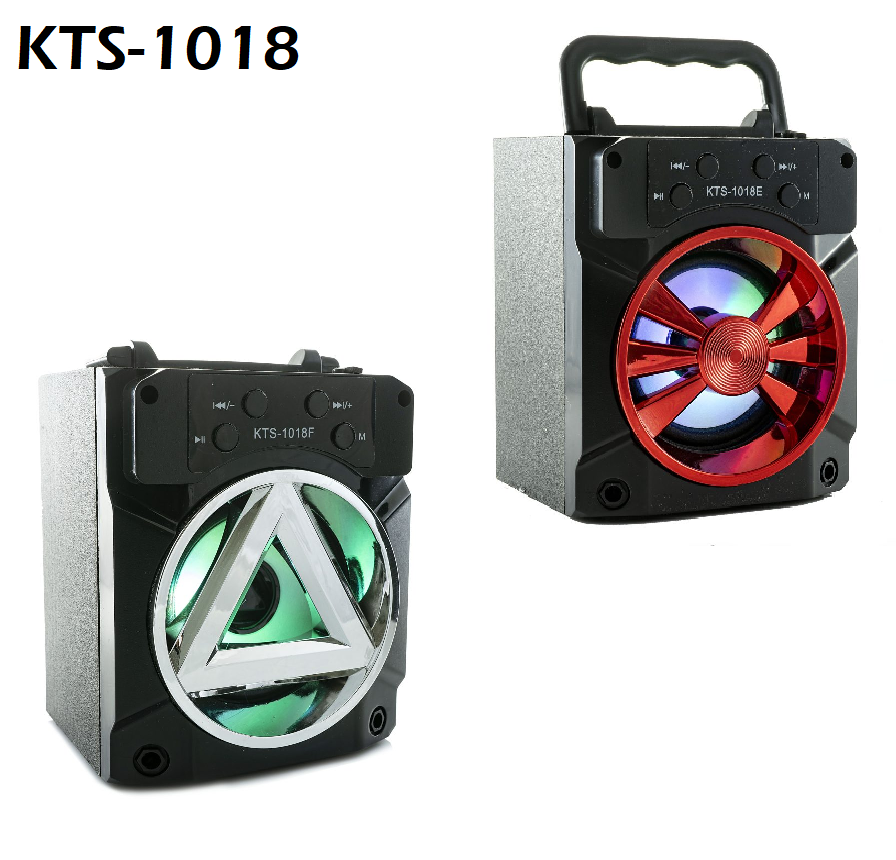 Parlante Portatil Bluetooth KTS-1018 (12,5x10cm)