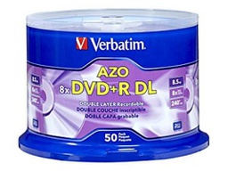 [023942970002] DVD Verbatim virgen AZO X50u DVD+R DL 8X