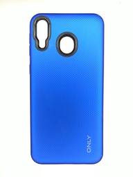 [116300253] TPU Rígido Texturado Samsung M20 Azul Francia