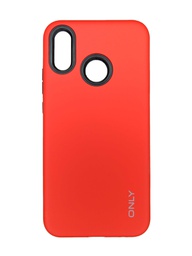 [116300162] Tpu Rigido Liso Huawei P20 Lite Rojo