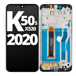 [501573] Modulo LG K50s con marco negro (ORIG)