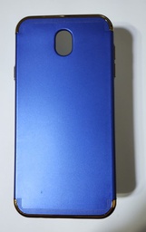 [103881] TPU Semi Rigido Liso Royal Samsung J7 2017 Azul Borde Dorado