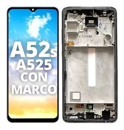 [502855] Modulo Samsung A52 / A52s con marco negro (OLED Small Size)