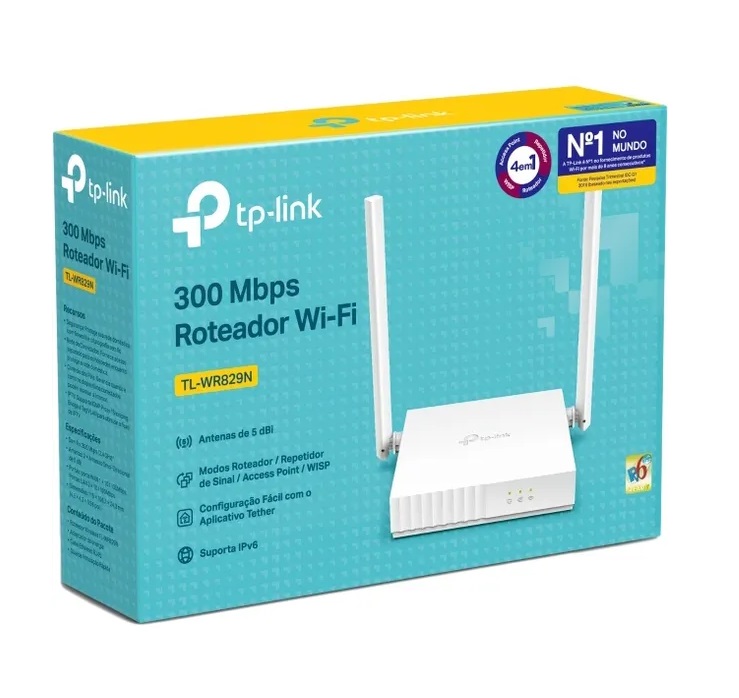 [6935364089764] Router Wifi TP-Link TL-WR829N 300 Mbps 2 Antenas
