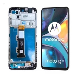[503608] Modulo Motorola Moto G22 con marco negro (ORIG Gold Edition)