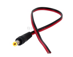 [501538] Cable DC Macho Rojo y Negro