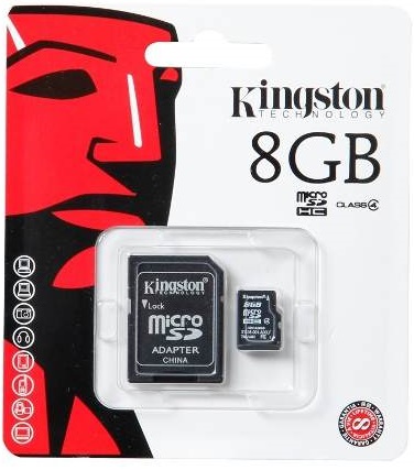 Micro SD 8gb Kingston clase 4