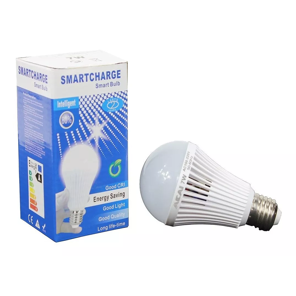 Foco Led Inteligente Luz de Emergencia 9w