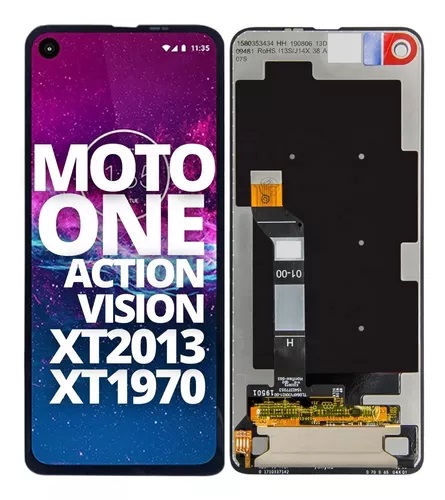 Modulo Motorola Moto One Vision Xt1970 / One Action Xt2013 negro (ORIG)