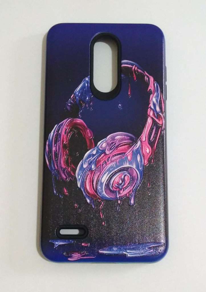 Tpu Rigido Estampado Royal LG K40 Auricular