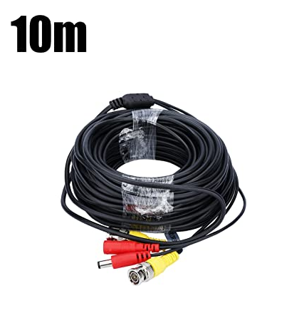 Cable para Camaras de Seguridad 10mts BNC + DC