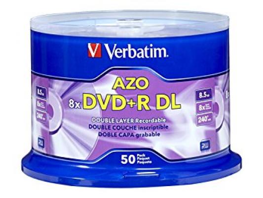 DVD Verbatim virgen AZO X50u DVD+R DL 8X