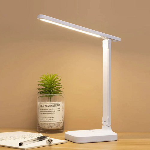 Lampara de Escritorio Led Rectangular Plegable (3 modos)