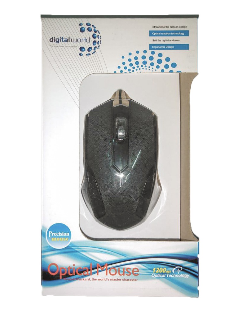 Mouse Optico Usb Digital World 4 en caja