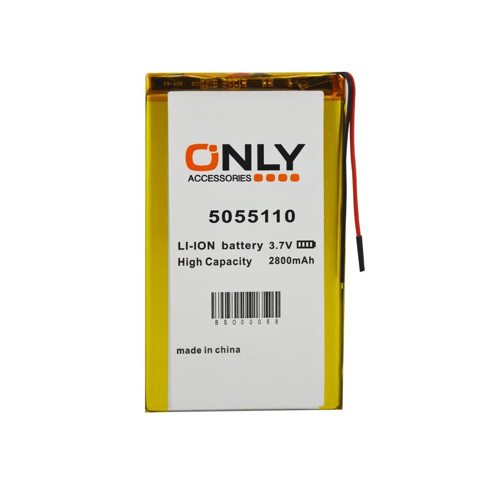 Bateria de Tablet 5055110 3.7v 2800mAh (10,5x5,5x0,6 cm)