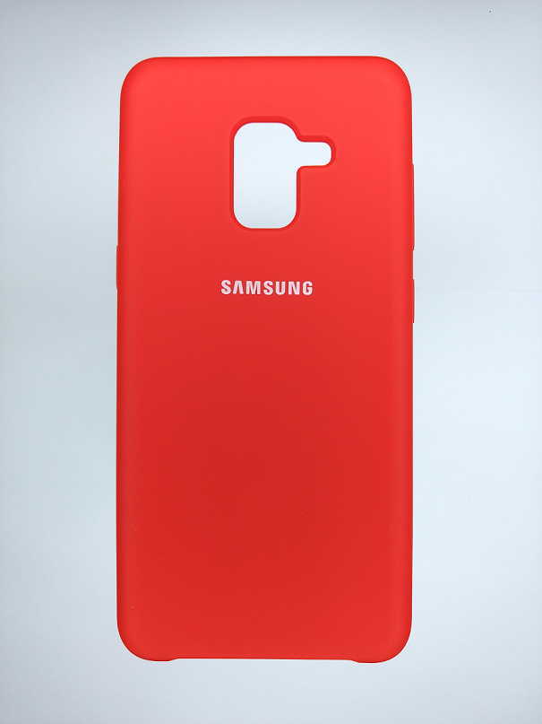 TPU rigido original samsung A5 2018/A8 2018 ROJO