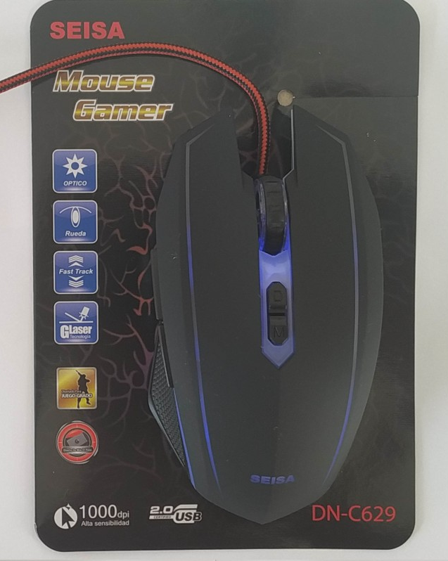 Mouse Optico Usb Seisa DN-C629