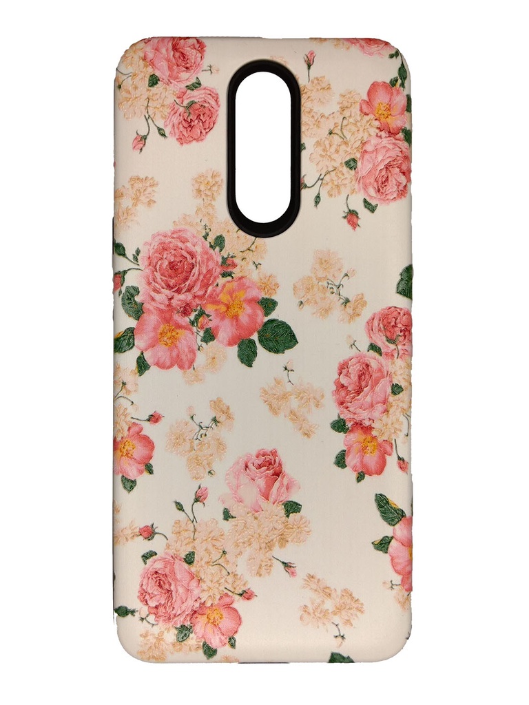 Tpu Rigido Estampado Royal LG K40 Rosas