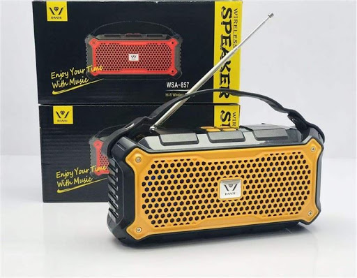 Parlante Portatil Bluetooth usb micro sd FM WSA-857