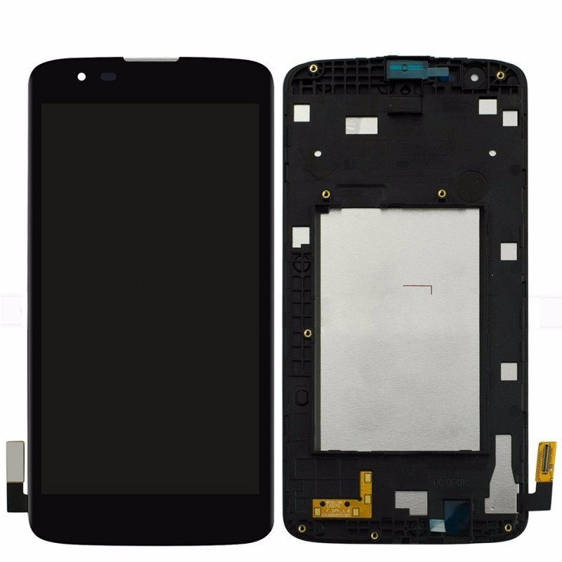 Modulo LG K8 / K350 con marco negro s/logo (ORIG)