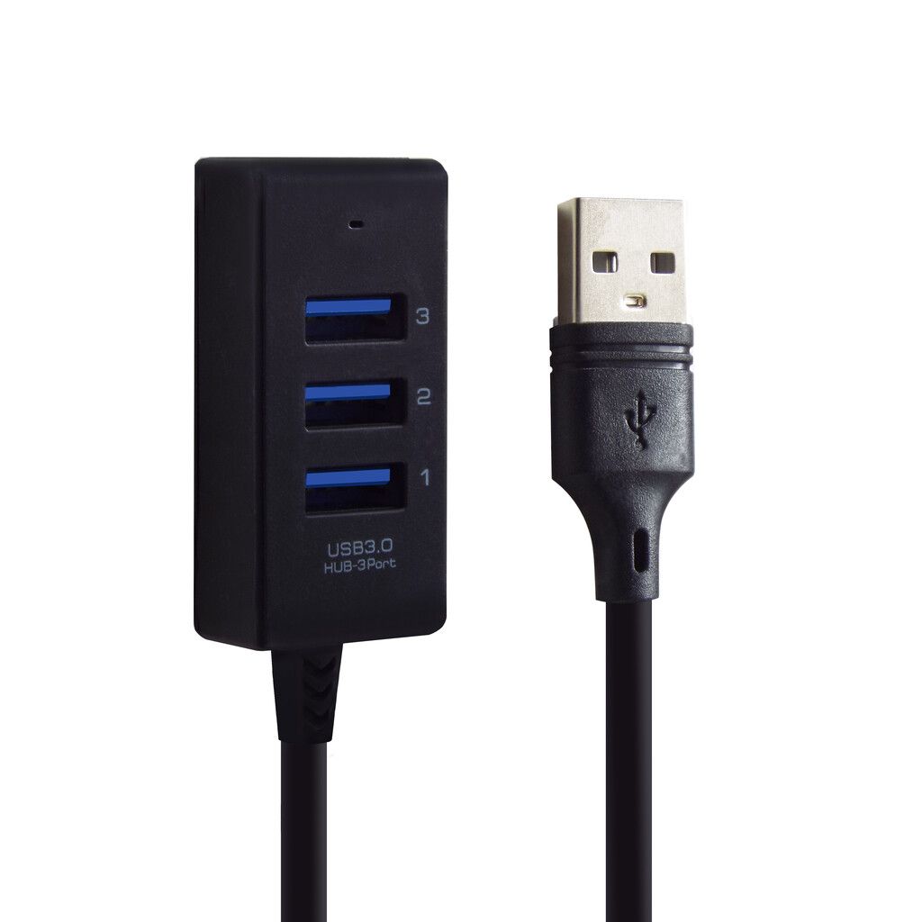 Hub Multiplicador USB 2.0 de 3 puertos