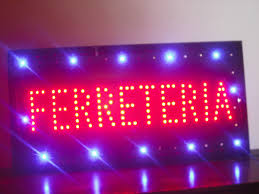 Cartel LED &quot;Ferreteria&quot;