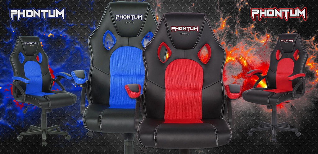 Sillon Gamer PHONTUM Netmak reclinable