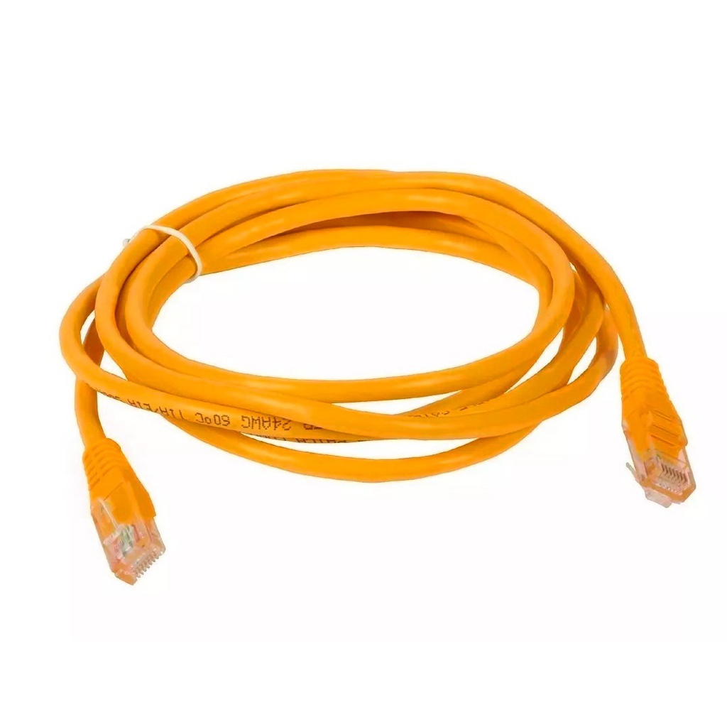 Cable de red CAT 6E naranja 2m xjl-2m