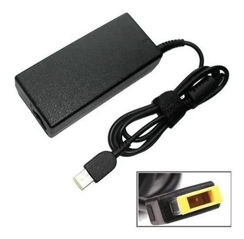 Cargador de notebook 20V 3.25A DC USB amarillo con aguja - yoga - lenovo (seisa)
